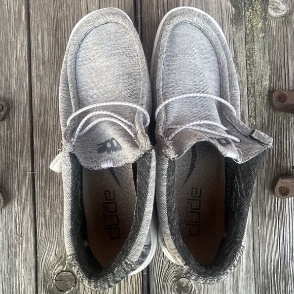 Hey Dude Wally Free Galaxy Gray Men’s Size 9 Slip On Loafers Casual Shoes - Picture 6 of 12